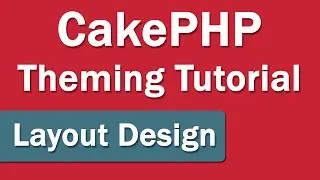 CakePHP Theming - Template Design - 05 - Login and Register Buttons - I