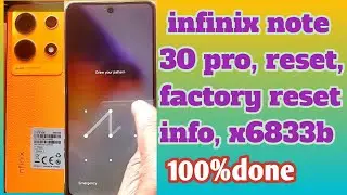 Hot 30i hard reset/Infinix note 30 ka pattern lockhard reset