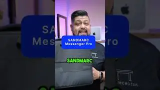 Meet the Sandmarc Messenger Pro: Perfect for Creators & Commuters #SANDMARC #TechBag #iPhoneCreators