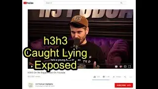 H3H3 Caught Lying | h3h3 Exposed lying about Arabs and Acid attacks in London