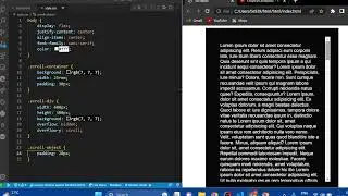 Scrollbar ||HTML &CSS Project || Frontend Web Development