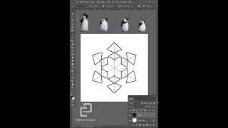 How to create  Mandala Art in photoshop #shorts