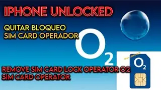 iPhone bloqueado sim card operador O2. iPhone LOCKED SIM CARD O2 . Remove sim car lock operator