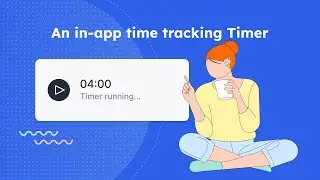 A new in-app Timer that automatically logs your recorded time as entries in Float