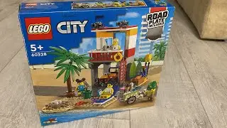 Lego City 60328/ Лего Сити спасательный пост/ Глеб собирает конструктор Лего.