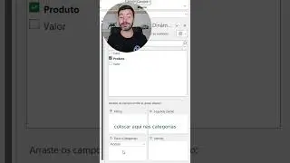 Botões pra o seu gráfico #excelbr #excel #dashboard