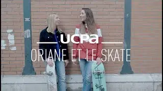 Dans la journée d'Oriane et le skate