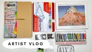 New Art Supplies Haul! Gouache, Sketchbooks, & NeoColors | Art Vlog 05