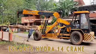 Escorts Hydra 14, 14 Ton Pick and Carry Crane with Lifting Capacity 14  Ton At Work