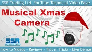 Hikvision Live Guard Christmas Theme Camera Audio & Light Xmas Warning Setup Guide
