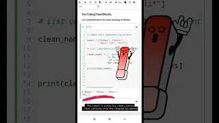 #5 List Comprehension | How to: Use list comprehension for DATA CLEANING in Python