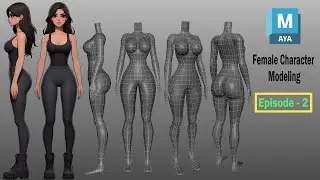 Beginner’s Guide: Female Character Modeling in Maya | Hands & Legs (Episode 2)