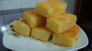 RECEITA ANTIGA DA MINHA VÓ BOLO DE FUBÁ CREMOSO COM POUCOS INGREDIENTES