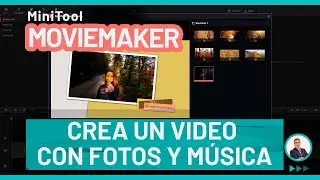 ¿Cómo hacer un video fotográfico con música? | Utilizando las plantillas de Minitool Movie Maker