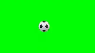 Ball green screen with sound free copyright