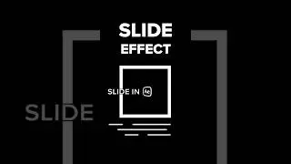 Slide Effect in After Effects