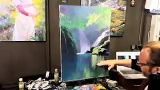 Запись с прямого эфира Игоря Сахарова,  водопад