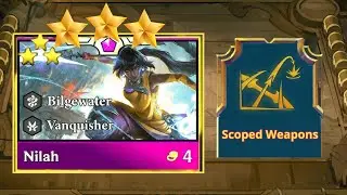 Nilah 3 Star is a BEAST ⭐⭐⭐ | TFT Set 9.5