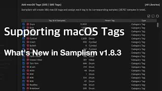 What's New in Samplism v1.8.3