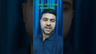 GATE 2021 Final Answer Key  || GATE 2021 Question Paper & Final Answer Key ..