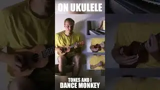 TONES AND I - DANCE MONKEY on ukulele! #dancemonkey #ukulele #cover