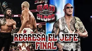 El regreso de La Roca | WWE Bad Blood 2024 | RegioReview