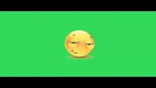 funny emoji green screen no copyright