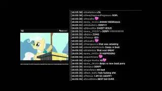MLP FiM - Chat Reactions to Derpy in 