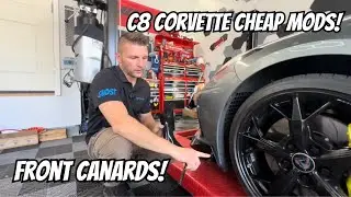 C8 corvette bumper Diveplanes / Canards