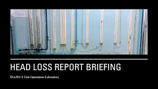 IEA201 Head Loss Report Briefing