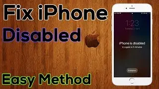 How To Fix iPhone is Disabled Connect to iTunes | Simple and Easy Way