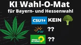 Wahl-O-Mat Bayern- und Hessenwahl mit KI erstellen - Mit LangChain über Wahlprogramme chatten