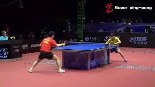 Fan ZhenDong VS Harimoto Side view perspective
