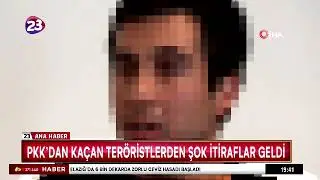 PKK’DAN KAÇAN TERÖRİSTLERDEN ŞOK İTİRAFLAR GELDİ