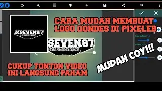 CARA MUDAH MEMBUAT LOGO DESIGN GONDES DI PIXELLEB