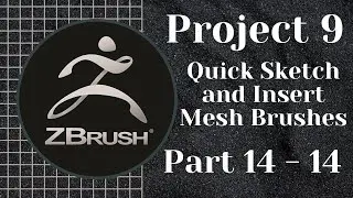 ZBrush | Full Training Course | Project 9 - Lesson 14/14 | Creating A Mesh With Imm Brushes