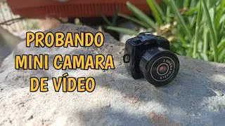Mini cámara Y2000 unboxing y prueba rápida