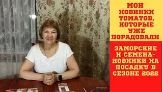 МОИ НОВИНКИ ТОМАТОВ, КОТОРЫЕ УЖЕ МЕНЯ ПОРАДОВАЛИ! СЕМЕНА-НОВИНКИ НА ПОСАДКУ В СЕЗОНЕ 2022