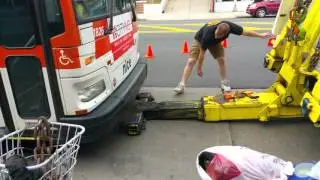 How MTA New York City Transit tows a bus