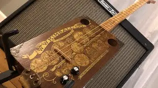 Demo & time-lapse build of a cigar box guitar