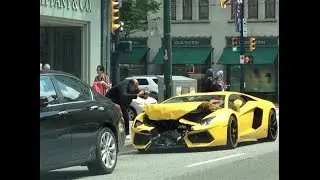 Lamborghini test drive go wrong! NEW 2017 July