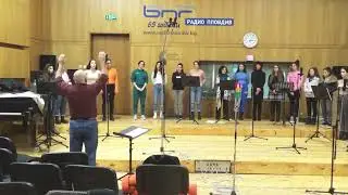Записи за албума АНХ 23 г. - диригент проф. К. Бураджиев