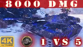 ✔️ Progetto 65 WoT ◼️ 8K Damage • 1 VS 5 ◼️ WoT Replays gameplay