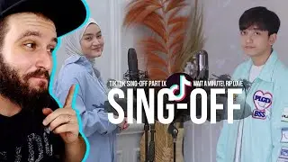 SING-OFF TIKTOK SONGS PART 9 (Zoom, Wait A Minute!, RIP Love) vs @Eltasya Natasha || REACTION