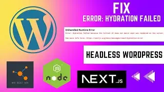 How to Fix Error: Hydration failed in React OR NextJS