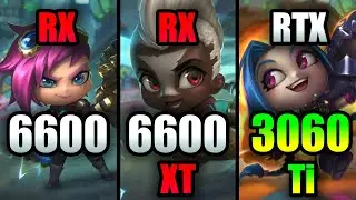 RX 6600 vs RX 6600 XT vs RTX 3060 Ti - Test in 10 Games in 2022 l 1080p