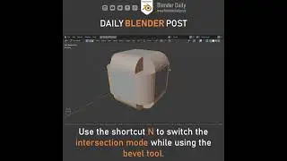 Bevel Intersection Modes in Blender