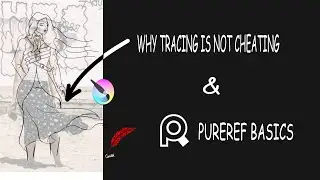 CHARACTER DESIGN | Is Tracing cheating? How to use PureRef (gather, organize, save & trace images)