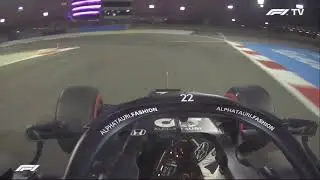 F1 - Yuki Tsunoda's first ever qualifying lap - 