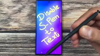 Samsung S23 Ultra: How to Disable S-Pen to Text - Advance Features